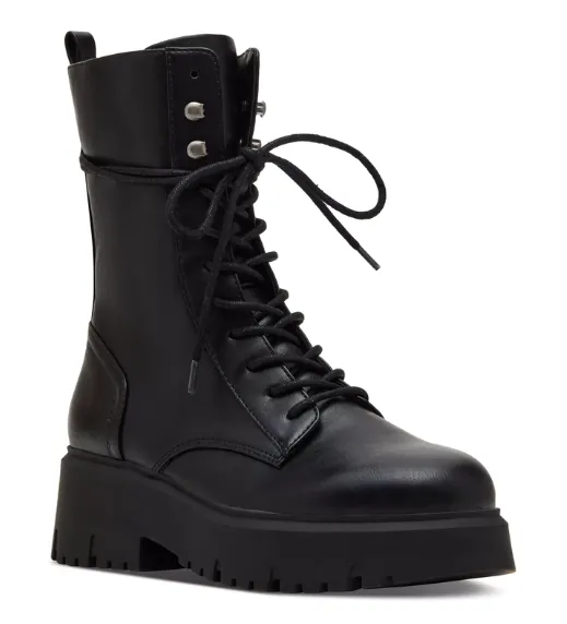 Lace Up Combat Booties
